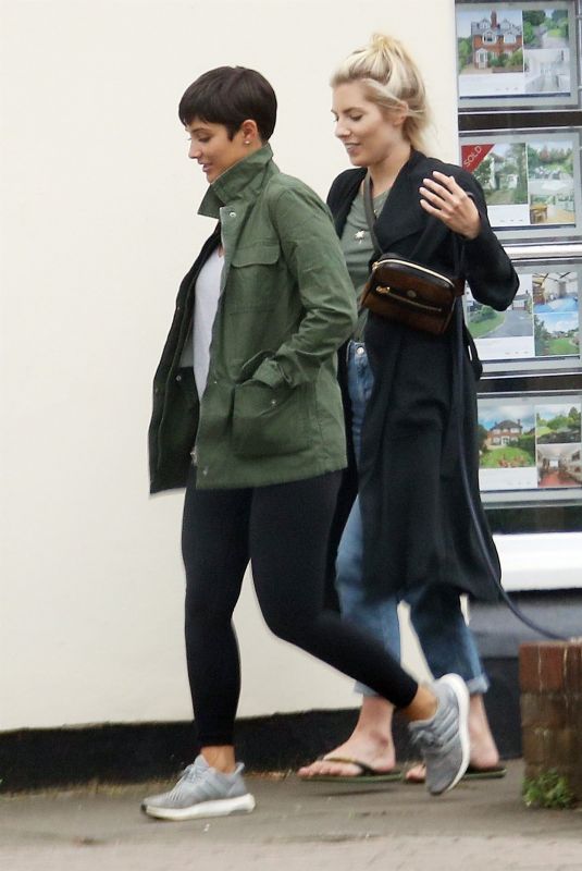 MOLLIE KING and FRANKIE BRIDGE Out in Cobham 06/12/2018
