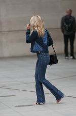 MOLLIE KING in Double Denim Out in London 06/07/2018