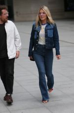 MOLLIE KING in Double Denim Out in London 06/07/2018