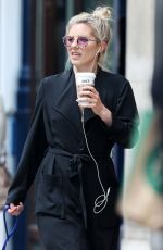 MOLLIE KING Out with Her Dog in London 06/08/2018