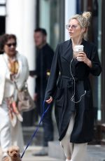 MOLLIE KING Out with Her Dog in London 06/08/2018