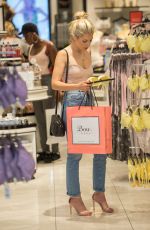 MOLLIE KING Shopping at Boux Avenue Store in London 06/28/2018