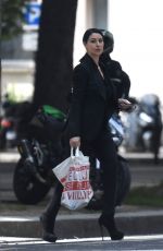 MONICA BELLUCCI Out Shopping in Paris 06/07/2018