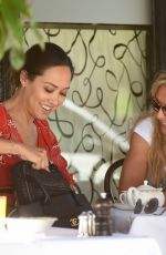 MYLEENE KLASS and CAROL VORDERMAN Out for Lunch in London 06/27/2018