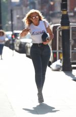 MYLEENE KLASS and CAROL VORDERMAN Out for Lunch in London 06/27/2018