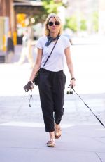 NAOM I WATTS Walks Her Dog Out in New York 06/12/2018
