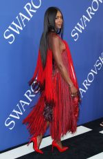 NAOMI CAMPBELL at CFDA Fashion Awards in New York 06/05/2018