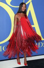 NAOMI CAMPBELL at CFDA Fashion Awards in New York 06/05/2018