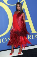 NAOMI CAMPBELL at CFDA Fashion Awards in New York 06/05/2018
