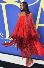 NAOMI CAMPBELL at CFDA Fashion Awards in New York 06/05/2018