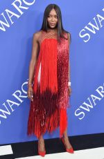 NAOMI CAMPBELL at CFDA Fashion Awards in New York 06/05/2018