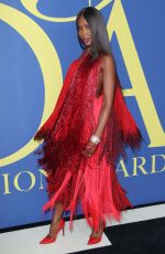 NAOMI CAMPBELL at CFDA Fashion Awards in New York 06/05/2018