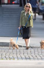 NAOMI WATTS Walks Her Dogs Out in New York 06/17/2018