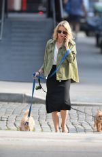 NAOMI WATTS Walks Her Dogs Out in New York 06/17/2018