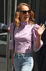 NATALIE PORTMAN Leaves SiriusXM Studios in New York 06/15/2018