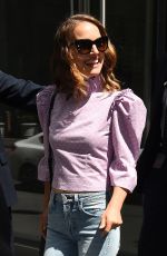 NATALIE PORTMAN Leaves SiriusXM Studios in New York 06/15/2018