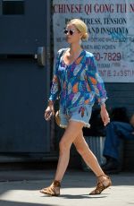 NICKY HILTON in Denim Shorts Out in New York 06/25/2018