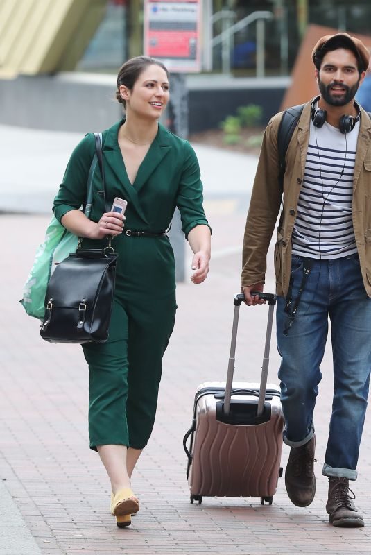 NICOLA TORP and Charlie De Melo Out in Manchester 06/13/2018
