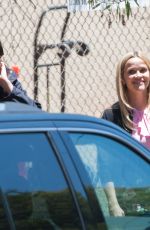 NICOLE KIDMAN, REESE WITHERPOON and SHAILENE WOODLEY on the Set of Big Little Lies in Los Angeles 06/18/2018