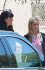 NICOLE KIDMAN, REESE WITHERPOON and SHAILENE WOODLEY on the Set of Big Little Lies in Los Angeles 06/18/2018