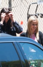 NICOLE KIDMAN, REESE WITHERPOON and SHAILENE WOODLEY on the Set of Big Little Lies in Los Angeles 06/18/2018