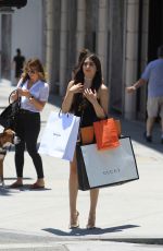 NICOLETTE GRAY Out Shopping on Rodeo Drive in Beverly Hills 06/19/2018