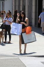 NICOLETTE GRAY Out Shopping on Rodeo Drive in Beverly Hills 06/19/2018
