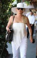 NICOLLETTE SHERIDAN Out for Lunch at Il Pastaio in Beverly Hills 06/27/2018