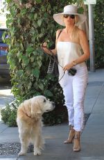 NICOLLETTE SHERIDAN Out for Lunch at Il Pastaio in Beverly Hills 06/27/2018