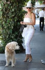 NICOLLETTE SHERIDAN Out for Lunch at Il Pastaio in Beverly Hills 06/27/2018