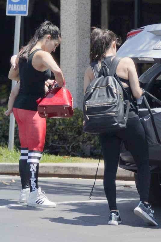 NIKKI and BRIE BELLA Arrives at a Gym in Mission Bay 06/02/2018