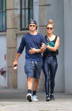 NINA AGDAL and Jack Brinkley-Cook Leaves a Gym in New York 06/08/2018