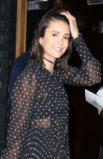 NINA DOBREV Arrives at Dior Makeup Launch Dinner in New York 06/07/2018