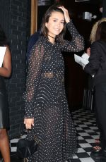 NINA DOBREV Arrives at Dior Makeup Launch Dinner in New York 06/07/2018