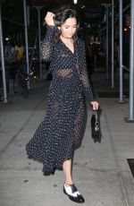 NINA DOBREV Arrives at Dior Makeup Launch Dinner in New York 06/07/2018