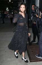 NINA DOBREV Arrives at Dior Makeup Launch Dinner in New York 06/07/2018