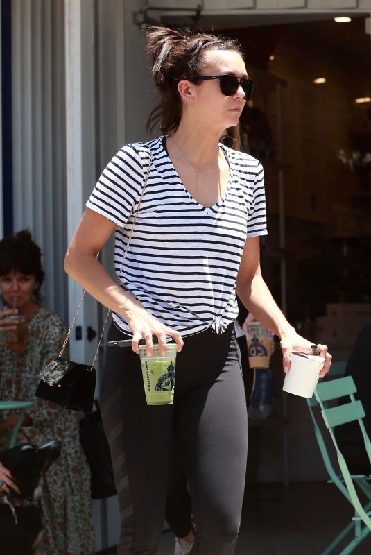 NINA DOBREV at Bluestone Lane Coffee Shop in Studio City 06/21/2018