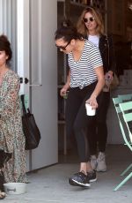 NINA DOBREV at Bluestone Lane Coffee Shop in Studio City 06/21/2018