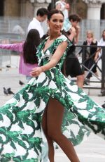 OLGA BUZOVA on the Set of a Photoshoot in Venice 06/13/2018
