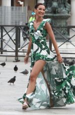 OLGA BUZOVA on the Set of a Photoshoot in Venice 06/13/2018