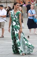 OLGA BUZOVA on the Set of a Photoshoot in Venice 06/13/2018