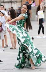 OLGA BUZOVA on the Set of a Photoshoot in Venice 06/13/2018