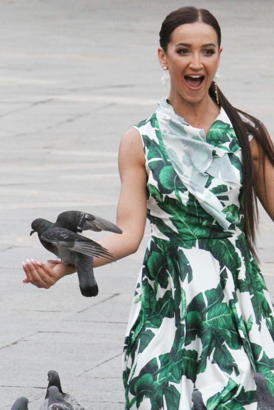 OLGA BUZOVA on the Set of a Photoshoot in Venice 06/13/2018