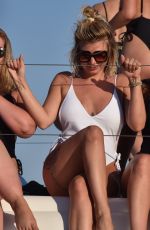 OLIVIA BUCKLAND, CARA DELAHOYDE, GABBY ALLEN, TINA STINNES and NADIA ESSEX in Swimsuit at a Boat in Mykonos 06/05/2018