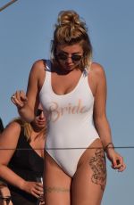 OLIVIA BUCKLAND, CARA DELAHOYDE, GABBY ALLEN, TINA STINNES and NADIA ESSEX in Swimsuit at a Boat in Mykonos 06/05/2018