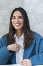 OLIVIA MUNN at The Rock Press Conference in London 06/12/2018