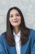 OLIVIA MUNN at The Rock Press Conference in London 06/12/2018