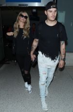 PARIS HILTON and Chris Zylka at LAX Airport in Los Angeles 06/18/2018