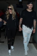PARIS HILTON and Chris Zylka at LAX Airport in Los Angeles 06/18/2018