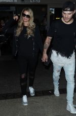 PARIS HILTON and Chris Zylka at LAX Airport in Los Angeles 06/18/2018